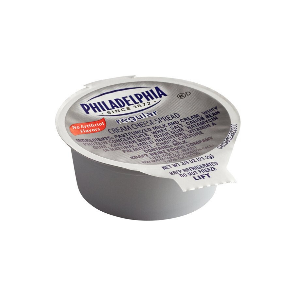 Telman Philadelphia Cream Cheese Single Serve (60/case)